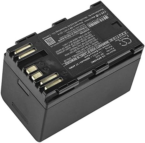 Battery for Canon CA-CP200L, EOS C200, EOS C200 PL, EOS C200B, EOS C300 Mark II, EOS C300 Mark II PL, XF705 PN: BP-A30 2600mAh / 37.44Wh