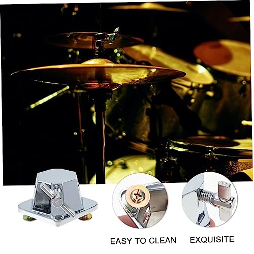SECFOU 3pcs Drum Leg Base Set para Reemplazo y Mantenimiento Perfecto Accesorios para Batería miniatura 2