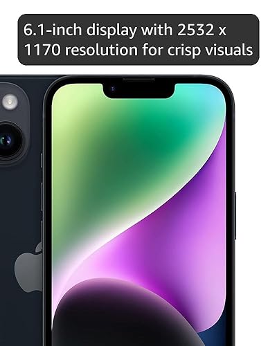 Amazon.com: Apple iPhone 14 (Renewed), 128GB, Midnight - Unlocked