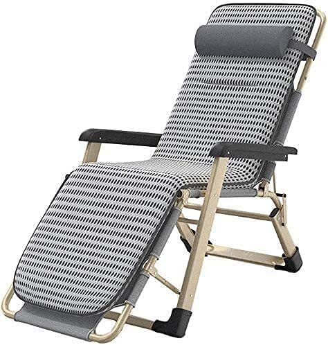 Chaise longue pliante réglable soulagement dos pour jardin et balcon