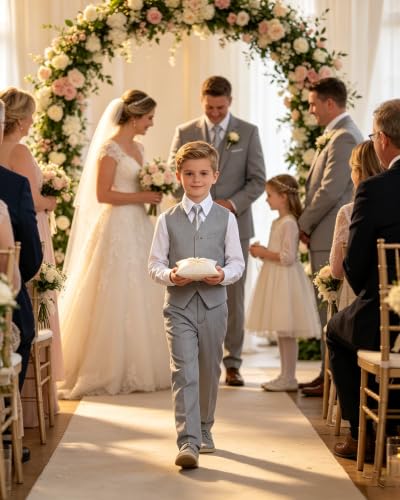 Image of Kids Vest for Boys Formal Suit Vests