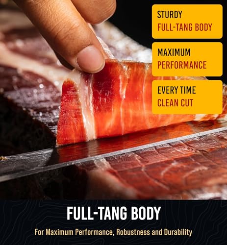 Bright Hobby Brisket Knife - 12" Premium BBQ Carving Knife Full Tang Razor Sharp - Gift for Dad From Wife, Son, Daughter by Bright Hobby - Image 6