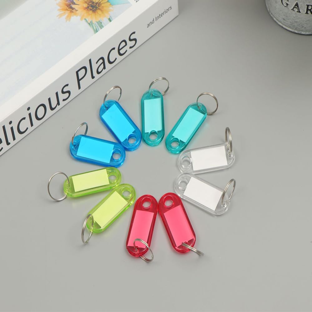 Amazon.co.jp: WANJICHENRUI プラスチック製 タグ キーホルダー 名札
