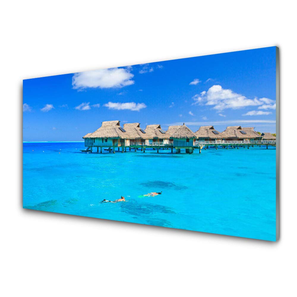 Architecture de la mer en verre trempé Tulup 100x50cm, design panoramique