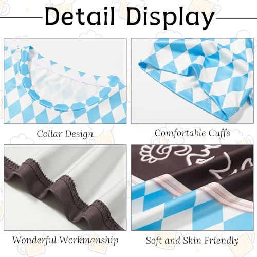 Men's Bavarian Oktoberfest Shirt,Pirate Shirt Men,Funny 3D Printed Graphic Novelty T-Shirt Men3