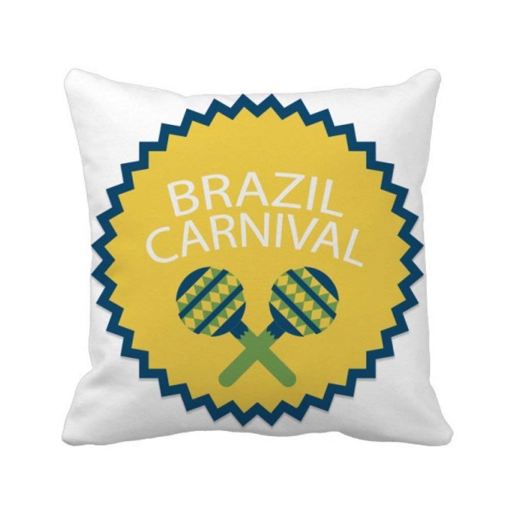 Housse de coussin Brésil Carnaval de qualité supérieure pour canapé élégant