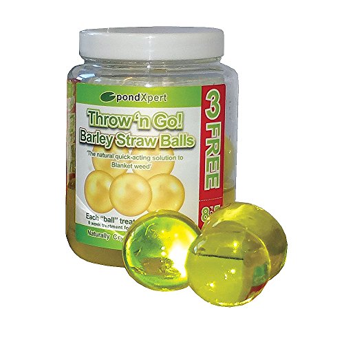 PondXpert Throw 'N' Go Barley Straw Balls 8 for 5 Ball Pack
