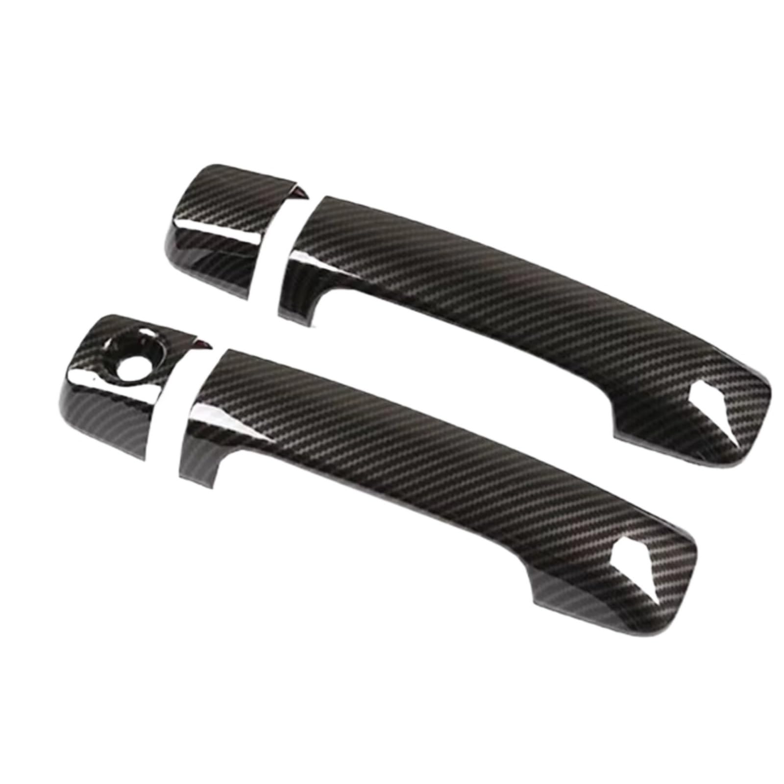 Rcuihgfb 2Handle 1 Keyhole Door Handle Shell Compatible With Toyota For Tundra Xk50 2007-2021 Car Outer Door Handle Cover Trim Protector Styling Accessories Stickers Set(2Handle 1 Keyhole)