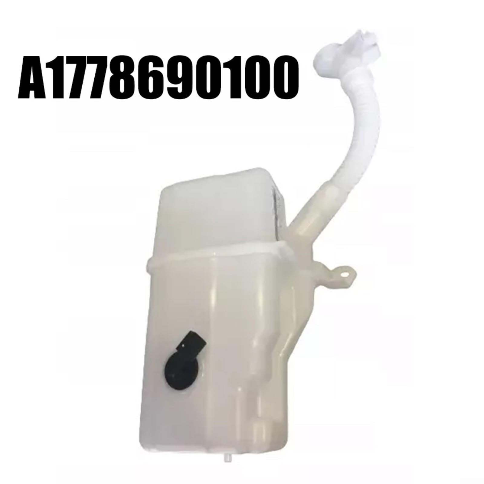 Detergente Depósito Lavaparabrisas Compatible con Mercedes Clase A W177 2017+ Reemplazo para A1778690100 ABS Plástico Negro Blanco Fácil de Instalar Duradero Resistente Forma Estable