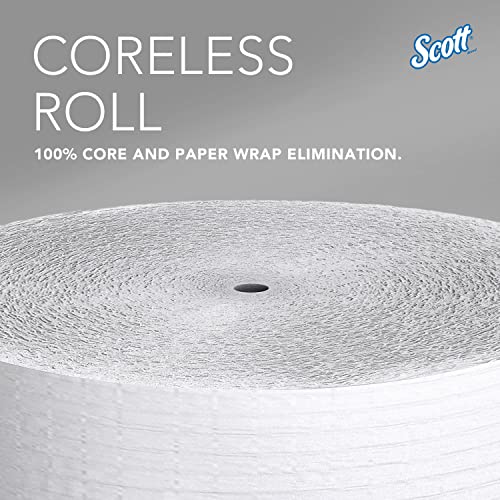 Scott Professional Coreless Jumbo Roll Toilet Paper, Bulk, 12 Rolls (07005) | High-Capacity, 2300'/Roll, Septic Safe, Standard Tier, Compatible with Coreless Jumbo Roll Toilet Paper Dispensers - image 9