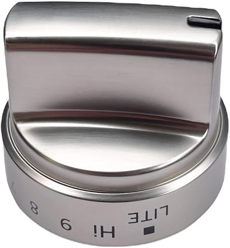 Miniatura 9 de Paquete de 5 pomos de estufa WB03X24818  Repuesto de pomo de estufa de primera calidad  Orificio reforzado en forma de D  Perillas de repuesto de