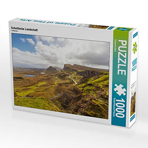 CALVENDO Puzzle 1000 Teile – Landschaft Mit Windkraftanlagen, 64x48 Cm, Premium-Qualität Aus Europa