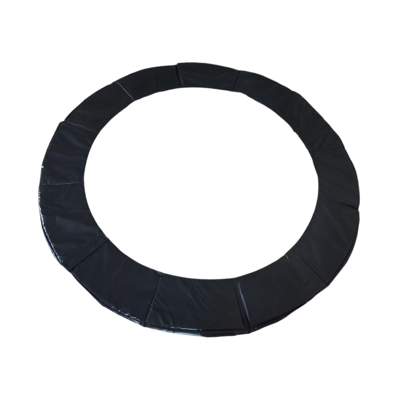 harayaa Trampoline Spring Cover Pad Round Frame Pad Jumping Bed Edge Cover, Standard Trampoline Pad Edge Protection Rebounder Spring Pad Thick Spring Protection Cover (Black 13FT) — image 1