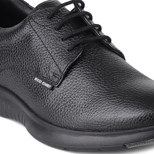 Image of Red Chief Genuine Leather Formal Derby Shoes for Men | Lace-Up Shoes for Men | RC3946