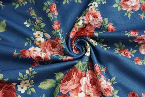 Image of Vozanet Women's V Neck Sexy Pajamas Capri Sets Mexican Style Floral Sleepwear 2PCS Totem Casual Nighty Plus Size M to 5XL