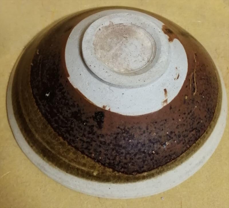 Amazon.co.jp: 保証品 中国 宋代 磁州窯 天目 茶碗 白覆輪 天目茶碗 茶