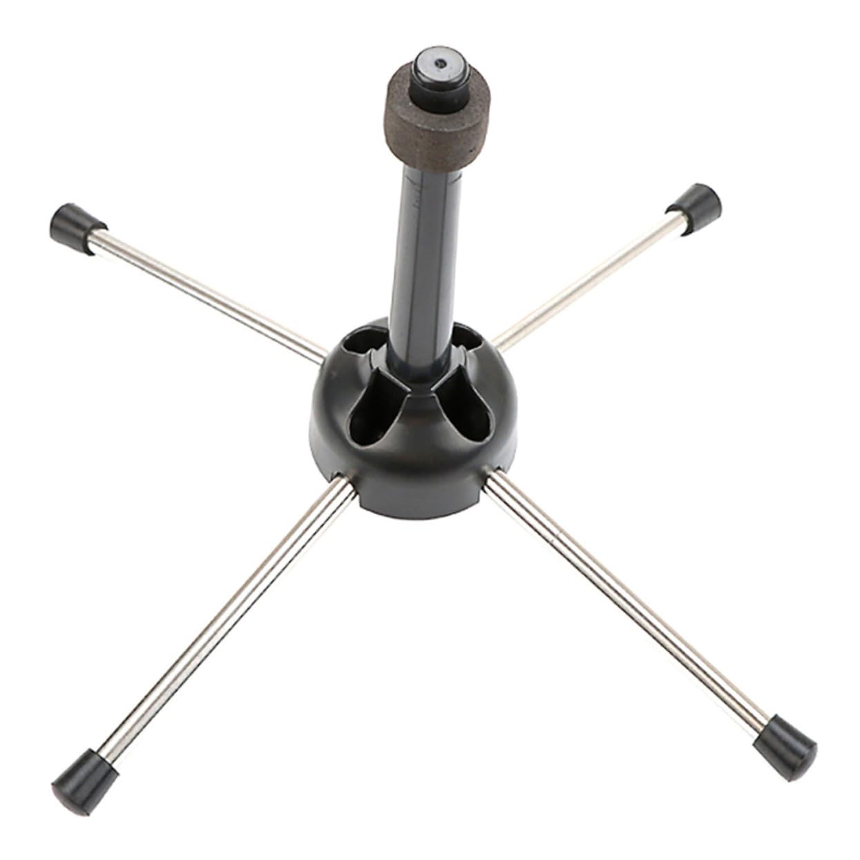 Levemolo Portable Flute Stand Clarinet Holder Cc102 Black Stabilizing Base for Flute Collectors Musicians