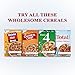 Total Breakfast Cereal, 100% Daily Value of 11 Vitamins and Minerals, Whole Grain Cereal, 16 oz