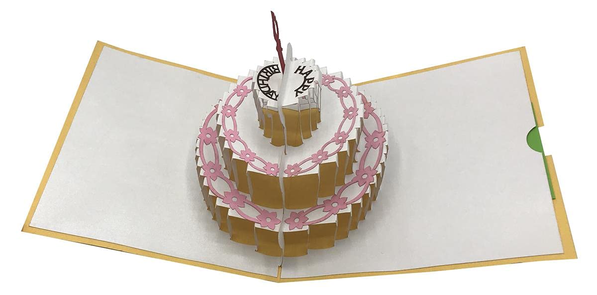 RF Distribution Carte de voeux avec Origami Surprise, 20 ans Tuto 