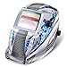 Produktbild Solar Automatik Schweißhelm NASUM Welding Helmet Schweißmaske für alle gängigen Schweißtechniken Schweißschild mit Kopfband Automatische Verdunkelung (Silber)