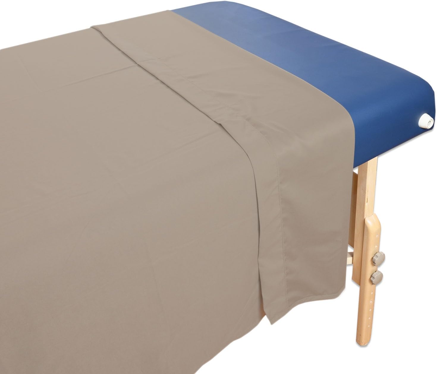 10 Pack - Tranquility Microfiber Massage Table Flat Sheets by Body Linen - Lightweight, Durable Microfiber Flat Sheets For Massage Table & Spa. Wrinkle Free, Stain-Resistant, Soft & No Pilling- White