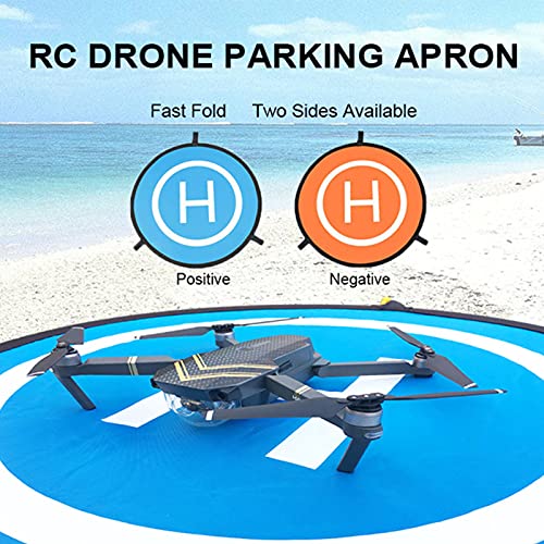 Moniel 75cm / 29,5 polegadas RC Drone Estacionamento Avental Drone Landing Pad Impermeável Fast Fold