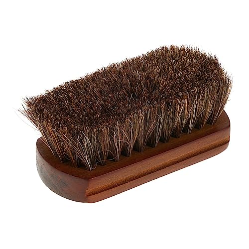 Beatifufu Beard Brush Men Shaving Brush Horsehair Bristle Multi-purpose Facial Grooming Tool for Beard Care and Styling
