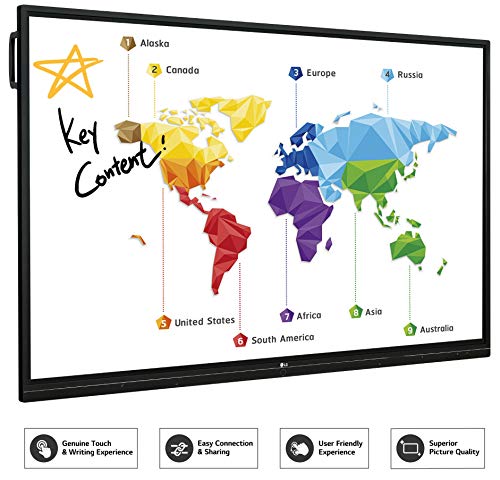 Image of LG 75TR3BF 75 inch IR Multi-Touch Point UHD IPS Digital Display 75 inch Display, 3,840 x 2,160 (UHD), 360 Nit, HDMI (3), RS232C in,RJ45, Black, 3-Year Warranty