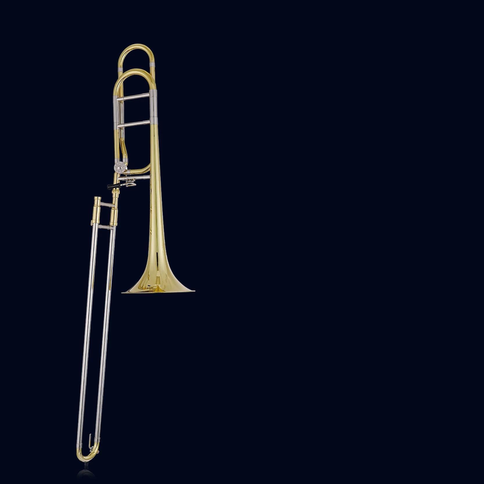 Bb-Posaune Blechblasinstrument Gold Anfänger Professionelle Leistung Profiposaune