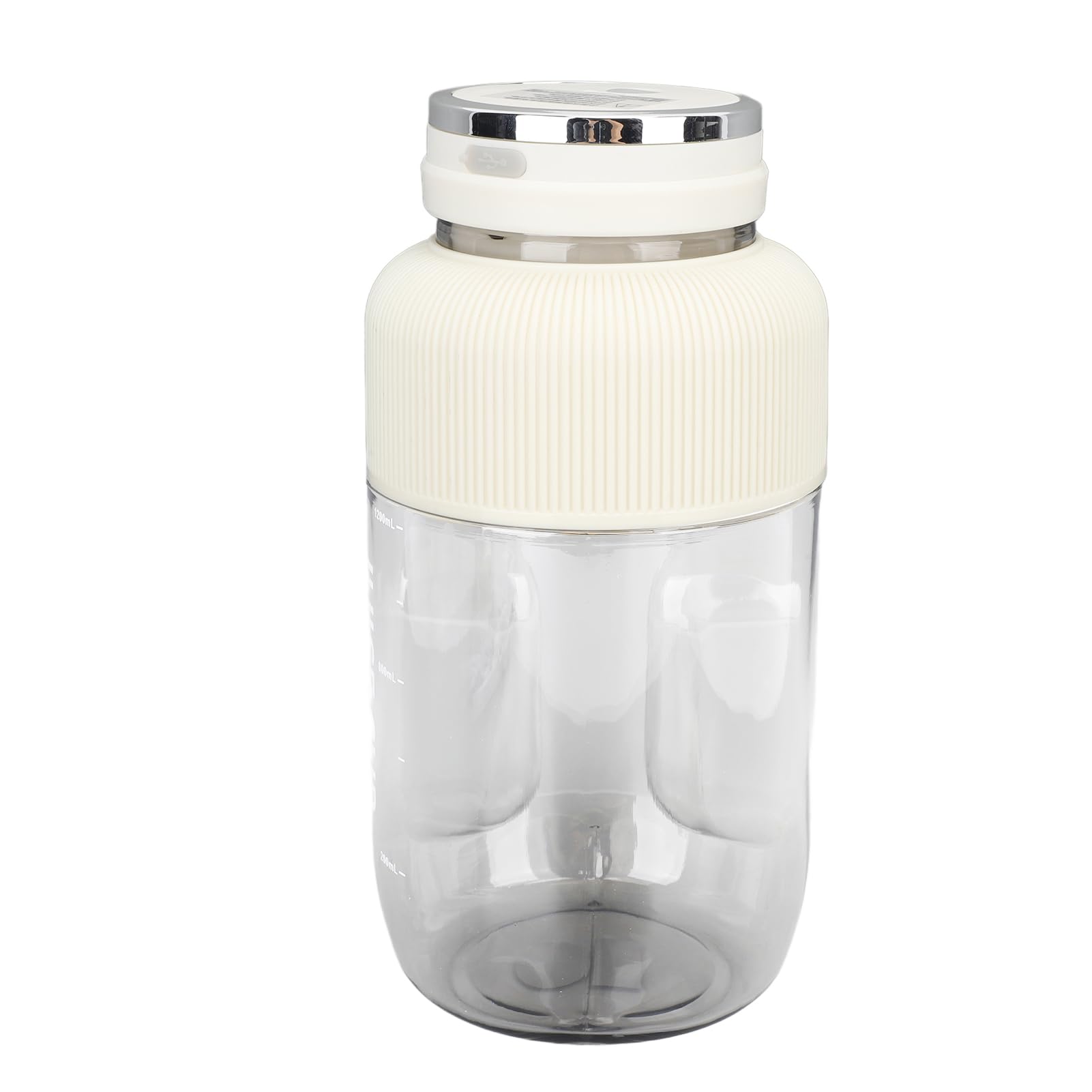 TOPINCN Cup de Presse de Mini-juicée de 1,2 L, Bouteille de Shaker de Protéines électriques sans Fil Rechargeable Portable pour Camping