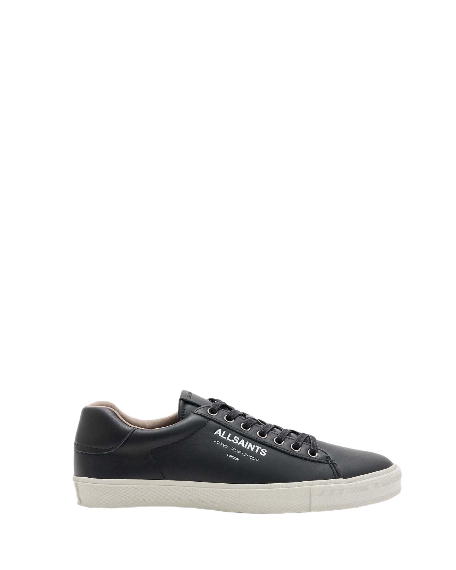 Allsaints Mens Underground Leather Low Top