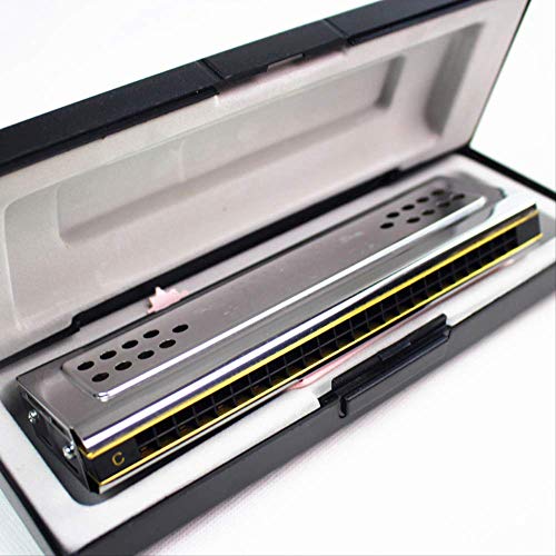 Harmonica Tremolo des deux côtés Clé C et G 24 trous Double Harmonica Harpe Orgue à vent Instruments à vent - Les Beatles, Paul McCartney, John Lennon, RIngo Starr, George Harrison Harmonica Tremolo des deux côtés Clé C et G 24 trous Double Harmonica Harpe Orgue à vent Instruments à vent – Image 4