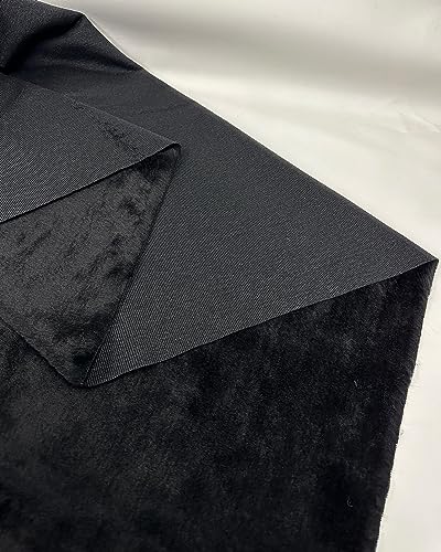 Luxurious Long Pile Faux Fur Fabric in Weasel Black | 60 Inches Wide | Sustainable Style Sold by the Yard 7 Luxurious Long Pile Faux Fur Fabric in Weasel Black | 60 Inches Wide | Sustainable Style Sold by the Yard - Image 6