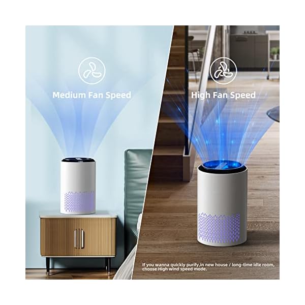 CONOPU Purificador de Aire de Hogar con Filtro Hepa H13 con 3-capa - Imagen 4
