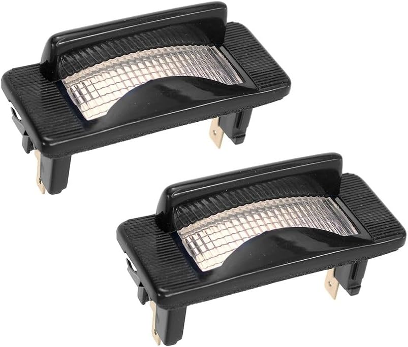 for Volvo WAGON (76-93) License Plate Lamp Lens L+R (set of 2)