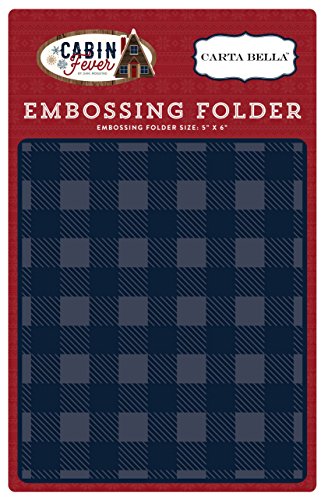 Carta Bella Paper Company Embossing Folder-Small Buffalo Plaid