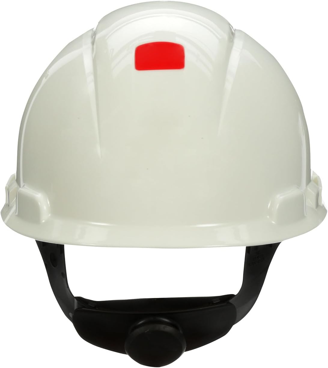 3M™ SecureFit™ Hard Hat H-701SFR-UV, White, 4-Point Pressure Diffusion Ratchet Suspension, with Uvicator, 20 ea/Case