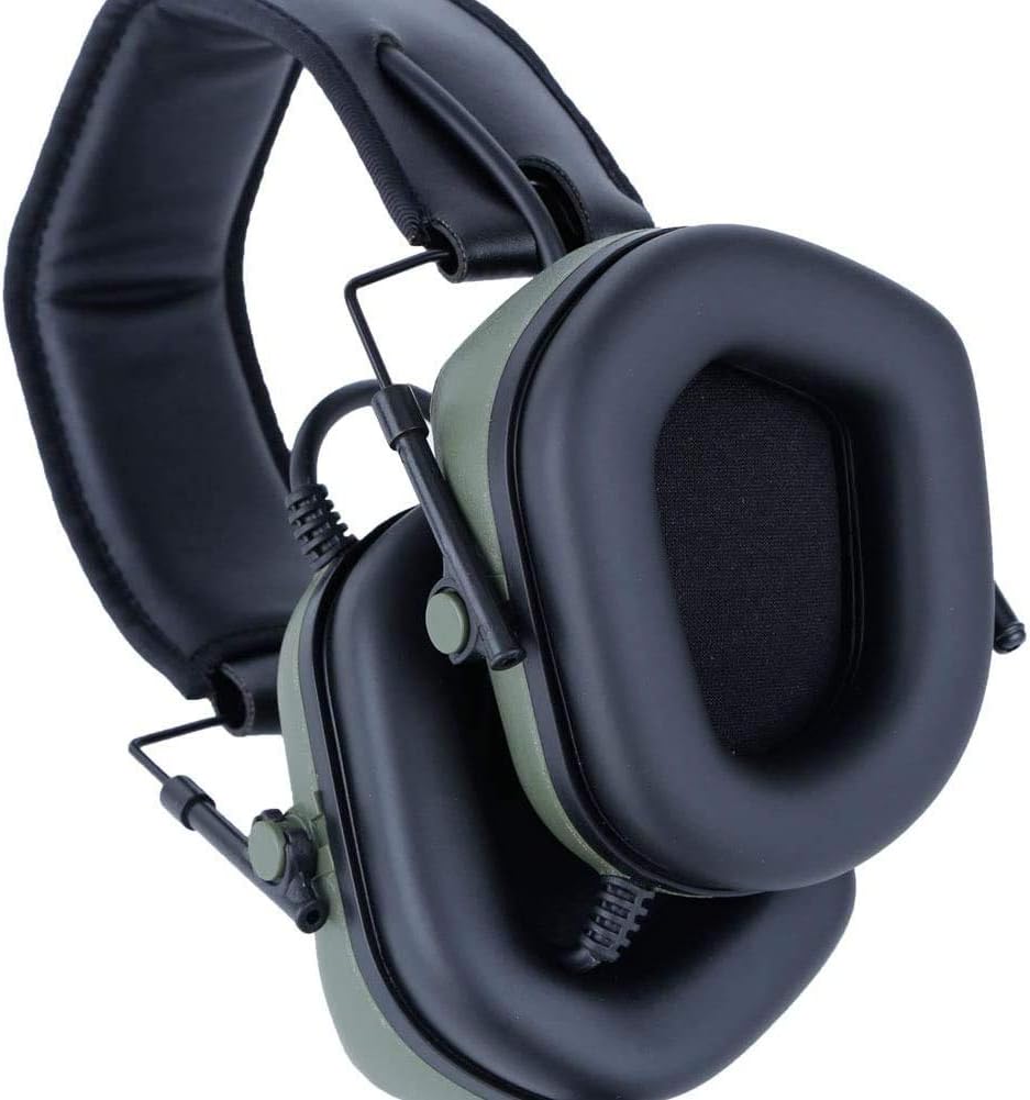 ATAIRSOFT Tactical Headset Wargame Airsoft Hunting Headphone Without Noise Cancellation Function (OD Green) - Image 8