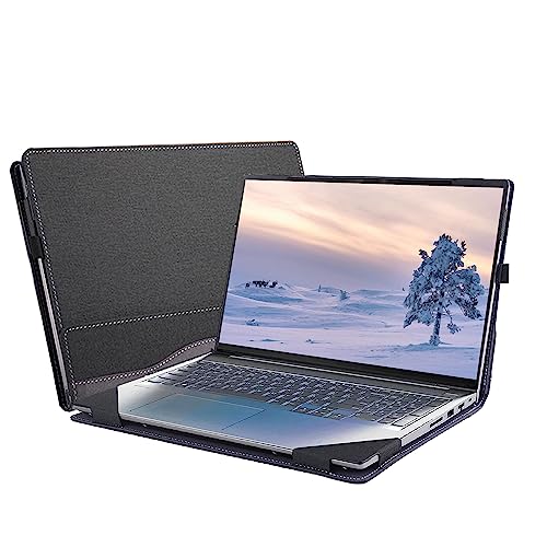 Funda para Laptop Lenovo Yoga Pro 7 14 pulg PU Cuero Gris miniatura 1