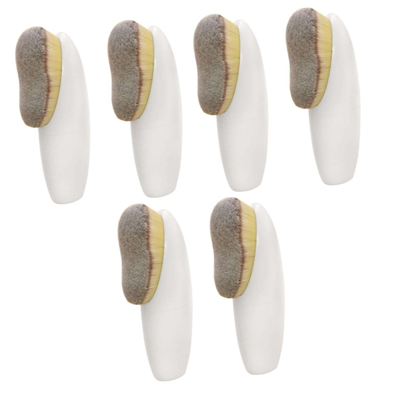 POPETPOP Juego De 3 Brochas De Maquillaje Brochas Faciales Para Maquillaje Suelto Brochas De Detalle Para Cosméticos 2 Unidades X 3