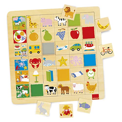 Goula - Asociación Familias, Juego Educativo Preescolar Para Aprender A Asociar Conceptos Para Niños A Partir De 2 Años