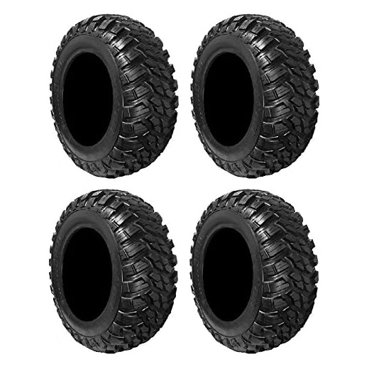 Full set of GBC Kanati Mongrel (10ply) DOT ATV Tires [30x10-14] (4)