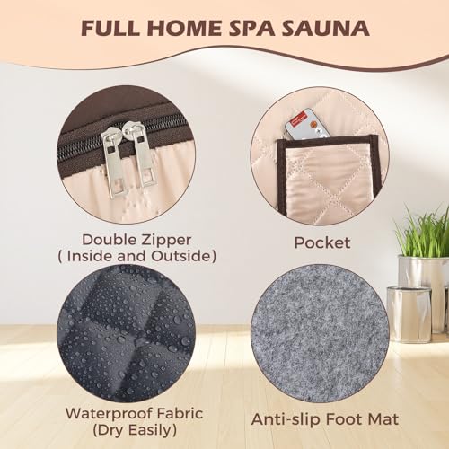 Personal Steam Sauna with Chair