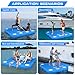 ROMELANDS Inflatable Floating Dock, Swim Platform Floating Island Raft, Large Air Mat Inflatable Water Pad with None-Slip Surface for Lake Pool Beach Ocean