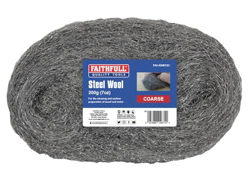 Faithfull Steel Wire Wool 450g Grit: COARSE