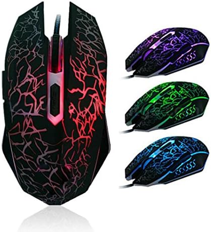Gaming Mouse,SMTSMT Professional Backlight 4000DPI Optical Wired Mouse