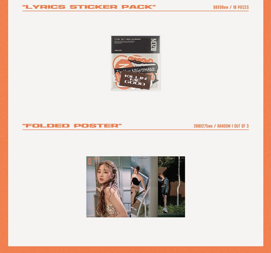 Miniatura 8 de (POB) TWICE JIHYO ZONE El primer mini álbum (Z + Y + O - 3 Ver Set. + 3 carteles plegados de primera prensa) K-POP sellado