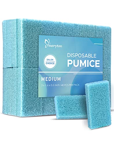 Maryton Disposable Pumice Pads for Feet (40pcs)