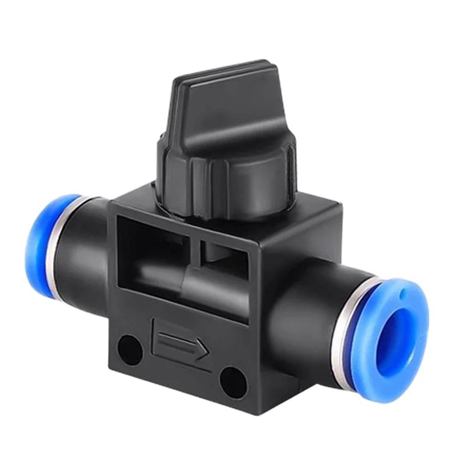 Conector neumático de 2 vías, Conector de Empuje rápido, Manguera de Tubo, Piezas neumáticas de Aire, Controlador de Interruptor de plástico, 4mm, 6mm, 8mm, 10mm, 12mm(HVFF-8,50 Pcs)