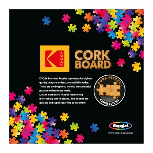 Rompecabezas RoseArt Kodak Premium de corcho con tema café, 1000 piezas, para adultos miniatura 5